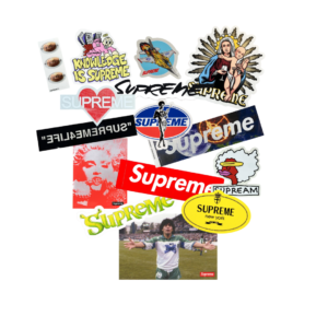 Zestaw Naklejek SUPREME