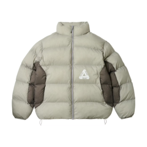 Palace Ripstop Puffer Concrete Grey