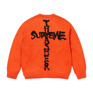 Supreme Thrasher Cross Sweater Orange