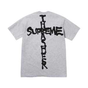 Supreme Thrasher Cross Tee Grey