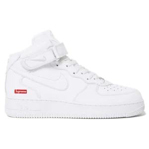 Supreme Air Force 1 Mid White