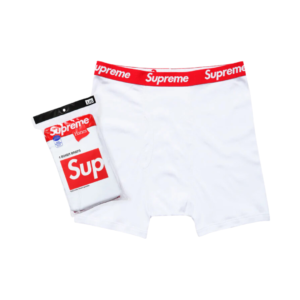 Supreme/Hanes Boxerki Białe (1szt)