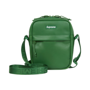 Supreme Leather Shoulder Bag Green