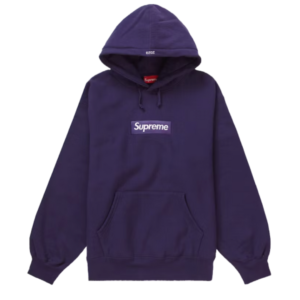 Supreme Box Logo Hooded Sweatshirt (FW23) Dark Purple