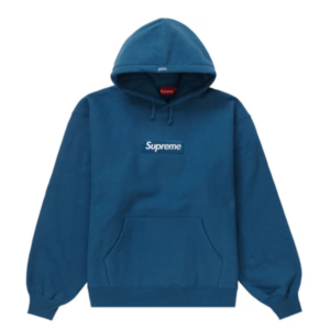 Supreme Box Logo Hooded Sweatshirt (FW23) Blue