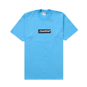Supreme Futura Box Logo Tee Bright Blue