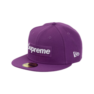 Supreme Grinch Box Logo New Era 59Fifty Fitted Cap Purple