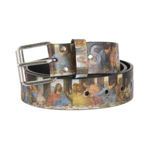 Supreme Last Supper Leather Belt Multicolor