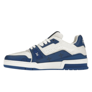 Louis Vuitton LV Trainer Blue White Signature