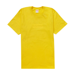 Supreme Tonal Box Logo Tee Yellow