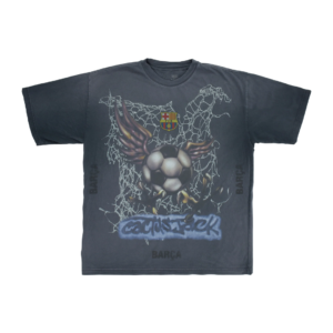 Travis Scott FCB Washed Spray Logo Tee