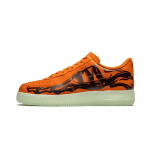 Air Force 1 Low Orange Skeleton Halloween