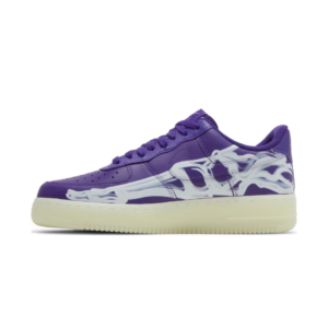 Air Force 1 Low Purple Skeleton Halloween