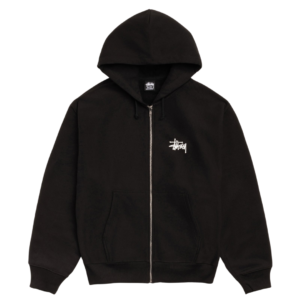Stussy Basic Zip Hoodie Black