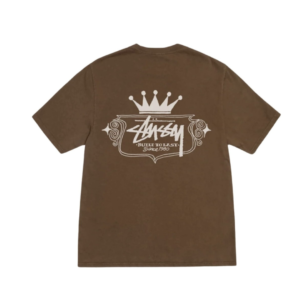 Stussy Built To Last Tee Pig Dyed Brown