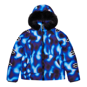 Trapstar Irongate Hooded Sleeve Puffer Black/Blue