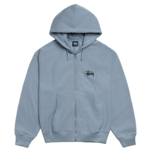 Stussy Basic Zip Hoodie Slate