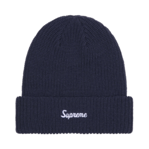 Supreme Loose Gauge Beanie Navy