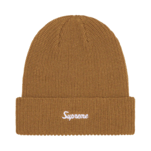 Supreme Loose Gauge Beanie Tan